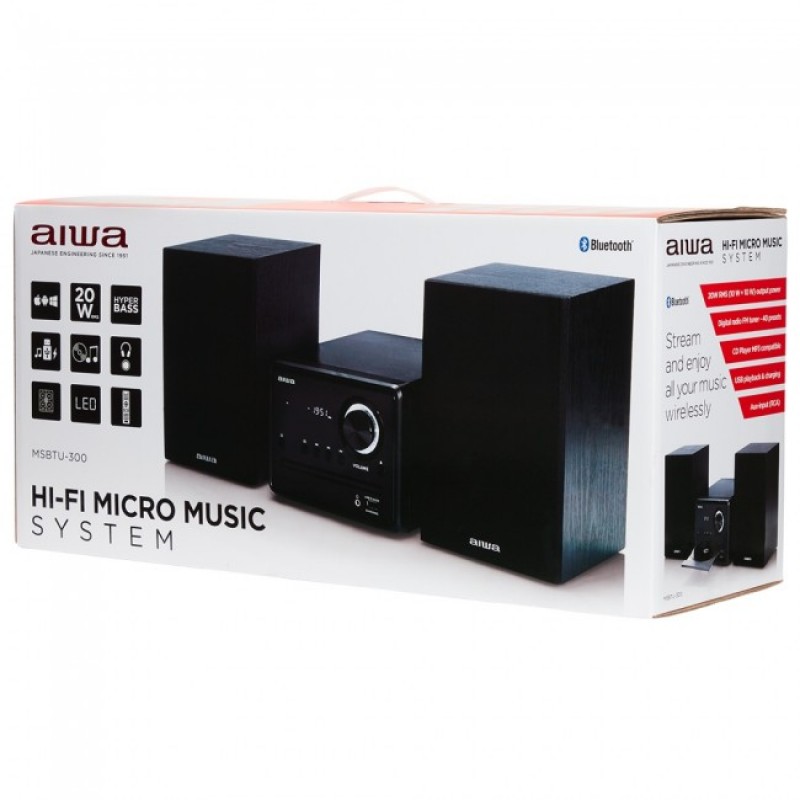 AIWA MSBTU-300 Ηχοσύστημα Hi-Fi 20W RMS AIWA MSBTU-300 Ηχοσύστημα Hi-Fi 20W RMS